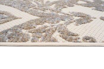 Terasový béžový koberec s ornamentom Šírka: 80 cm | Dĺžka: 150 cm