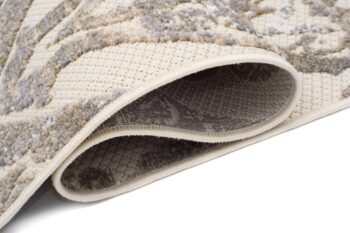 Terasový béžový koberec s ornamentom Šírka: 80 cm | Dĺžka: 150 cm