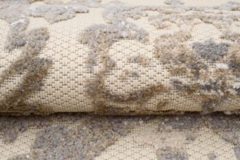 Terasový béžový koberec s ornamentom Šírka: 80 cm | Dĺžka: 150 cm