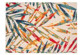 Terasový koberec s farebným motívom lístia Šírka: 160 cm | Dĺžka: 230 cm