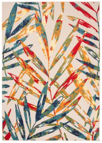 Terasový koberec s farebným motívom lístia Šírka: 160 cm | Dĺžka: 230 cm