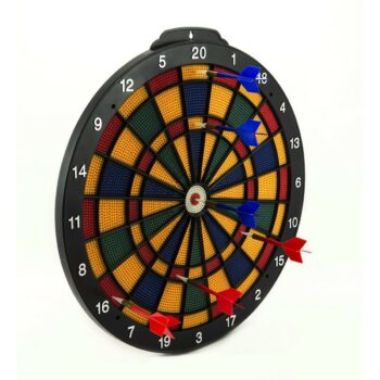 Terč 40 cm + 6 šípok plast v krabici, 41 x 48 x 3 cm