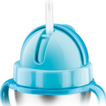 Tescoma BAMBINI detská termoska so slamkou, modrá