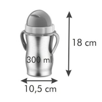 Tescoma BAMBINI detská termoska so slamkou, modrá