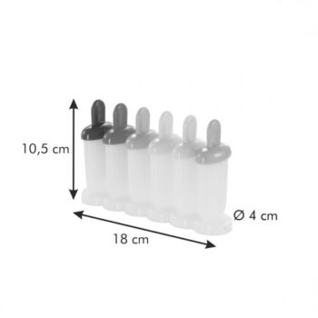 Tescoma Bambini 668218.00 Tvorítka na zmrzlinu BAMBINI, 6 ks, S