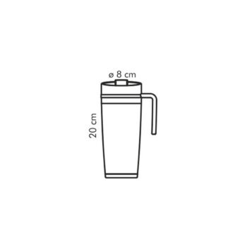 Tescoma Cestovný termohrnček CONSTANT 0,4 l nerez