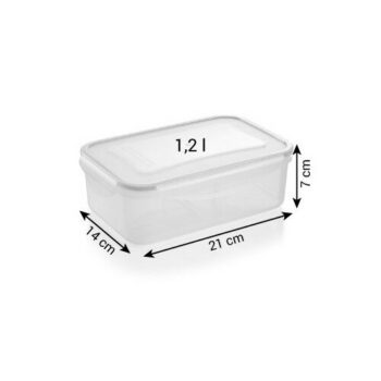 Tescoma Dóza s 2 miskami FRESHBOX 1,2 l, obdĺžniková