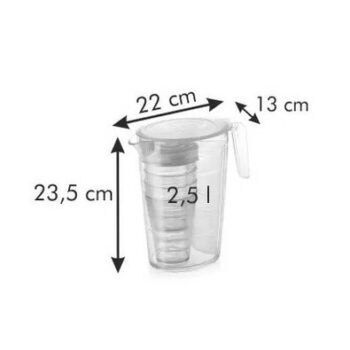 Tescoma Džbán s pohármi myDRINK 2,5 l, zelená 308802.25