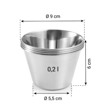 Tescoma Formičky na panna cottu nehrdz. GrandCHEF, 4 ks