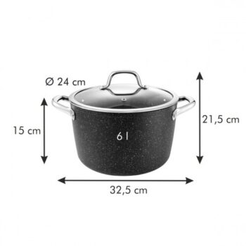 Tescoma Hrniec PRESIDENT Stone s pokrievkou, 6 l