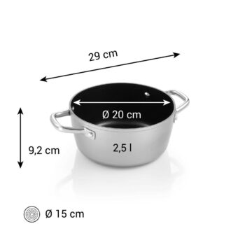 Tescoma Kastról GrandCHEF+ pr. 20 cm, 2,5 l, pr. 20 cm