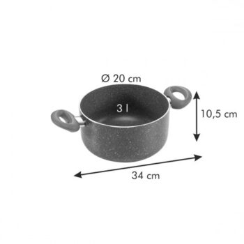 Tescoma Kastról MANICO ROSSO ø 20 cm, 3.0 l , 3 l