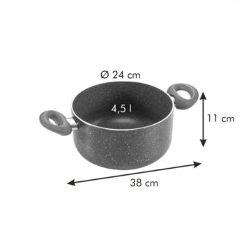 Tescoma Kastról MANICO ROSSO ø 24 cm, 4.5 l , 4,5 l