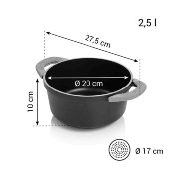 Tescoma Kastról SmartCLICK ¤ 20 cm, 2,5 l, 2,5 l