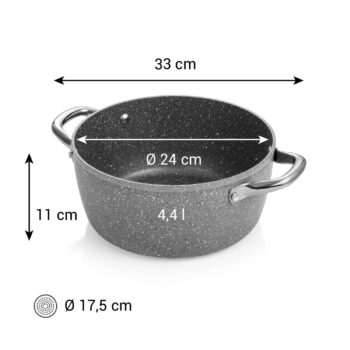 Tescoma Kastról i-PREMIUM Stone pr. 24 cm, 4,4 l, 4,4 l