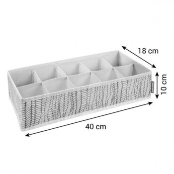 Tescoma Organizér na ponožky a bielizeň FANCY HOME, 40 x 18 x 10 cm, cappuccino, S