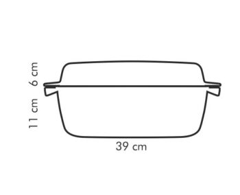 Tescoma PREMIUM pekáč s poklopom 39 x 22 cm