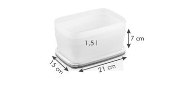 Tescoma PURITY 3-dielna sada dóz do mrazničky 1,5 l, 1,5 l