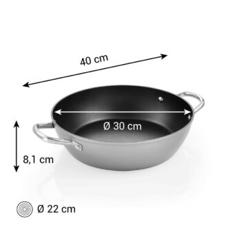 Tescoma Panvica hlboká GrandCHEF+ pr. 30 cm, 2 úchyty, pr. 30 cm