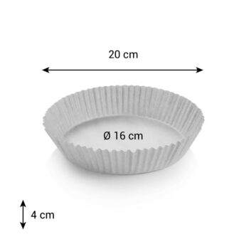 Tescoma Papierová forma do fritézy okrúhla DELÍCIA pr. 16 cm, 50 ks, pr. 16 cm