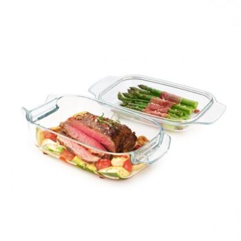 Tescoma Pekáč s poklopom GrandCHEF 34 x 19 cm, sklenený , S
