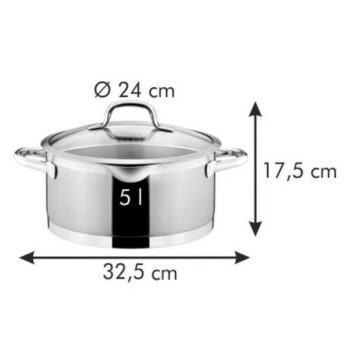 Tescoma President kastról s cediacou pokrievkou 5 l, 5 l