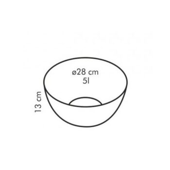 Tescoma Sklenená misa GIRO, 28 cm 389228, 28 cm