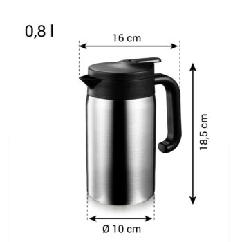 Tescoma Termoska s dávkovacím uzáverom CONSTANT 0,8 l, nehrdz. oceľ, 0,8 l