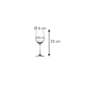 Tescoma UNO VINO Poháre na víno 350 ml, 6 ks