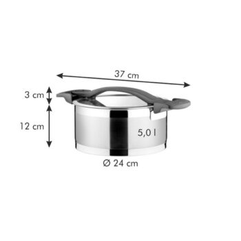 Tescoma Ultima kastról s pokrievkou, 5 l, pr. 24 cm