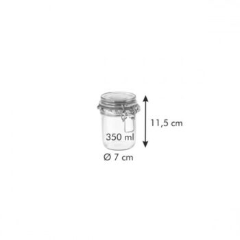 Tescoma Zaváracie poháre s klipsou DELLA CASA, 350 ml, 350 ml