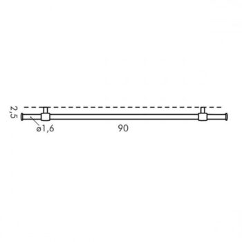 Tescoma Závesná tyč MONTI 60 cm, 60 cm