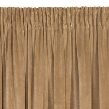 Tieňové jednofarebné závesy v bežovej farbe 140X270 cm