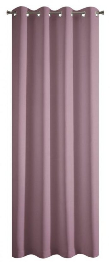 Tmavo ružové jednofarebné závesy do obývačky 140 x 250 cm