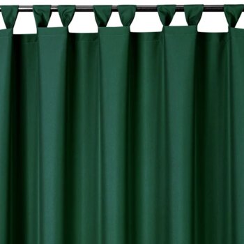 Tmavozelený  vodeodolný vonkajší  záves na pergolu Šírka: 155 cm | Dĺžka: 260 cm