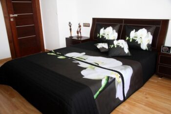 Tmavý prehoz na posteľ 3D 220x240 Šírka: 220 cm | Dĺžka: 240 cm Šírka: 220 cm | Dĺžka: 240 cm