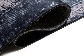 Tmavý trendový koberec s protišmykovou úpravou Šírka: 80 cm | Dĺžka: 150 cm