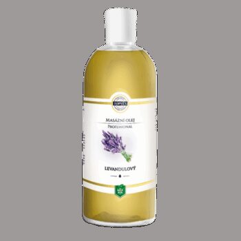 Topvet Masážny olej LEVANDUĽA, 500 ml
