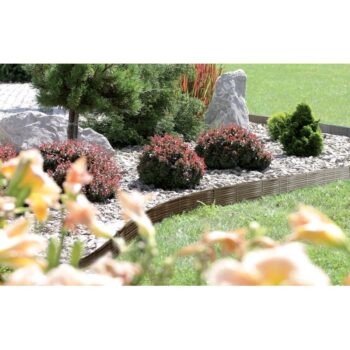 Trávny lem String sivá, 390 cm