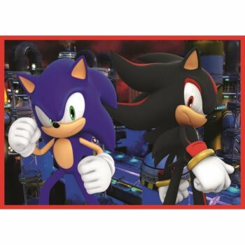 Trefl Puzzle Sonic Dobrodružná jazda, 4v1 (35, 48, 54, 70 dielikov)