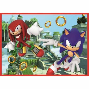 Trefl Puzzle Sonic Dobrodružná jazda, 4v1 (35, 48, 54, 70 dielikov)