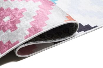 Trendový koberec s farebným geometrickým vzorom Šírka: 120 cm | Dĺžka: 170 cm