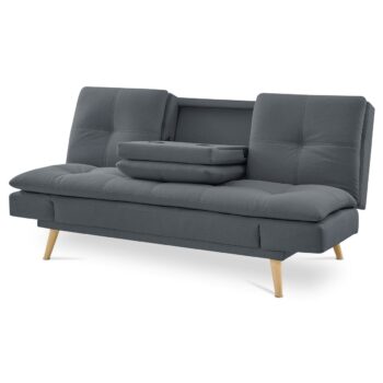 Trojmiestna pohovka ASB-4720 GREY2, tmavosivá