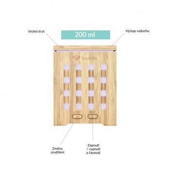 TrueLife AIR Diffuser D7 Bamboo aróma difuzér