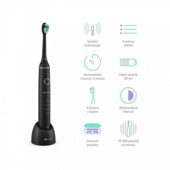 TrueLife Sonická kefka SonicBrush Compact Black