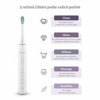 TrueLife Sonická zubná kefka SonicBrush Clean30, biela