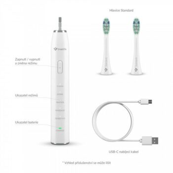 TrueLife Sonická zubná kefka SonicBrush Clean30, biela