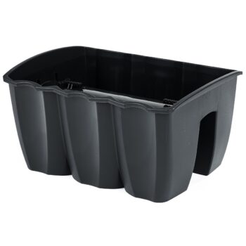 Truh.CROWN 39x28cm/DCRO400/na zábradlí/tmavosivý, 12 l