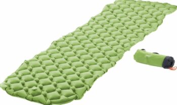 Turistická nafukovacia podložka 190 x 56 x 5,5 cm zelená