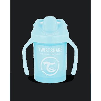 Twistshake Učiaci netečúci hrnček 230 ml, modrá